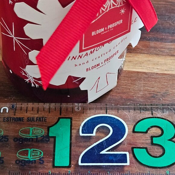 bloom and prosper cinnamon sparkle candle never used in original package - Picture 6 of 6